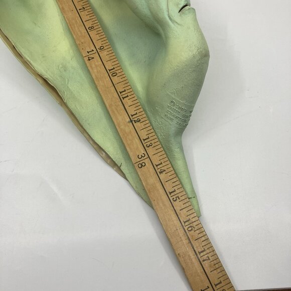 Vintage Alien Mask 1997 The Paper Magic Group Halloween Green Costume Rubber - Picture 7 of 9